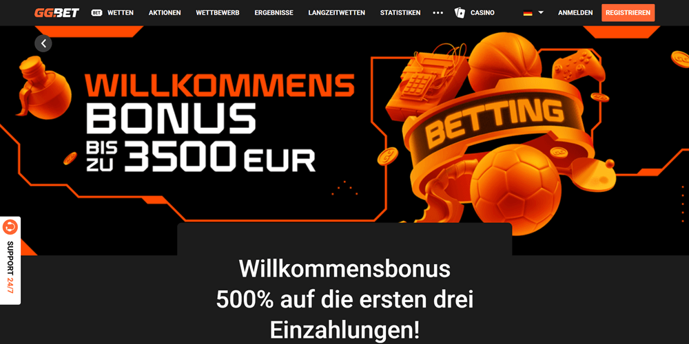 GGbet willkommensbonus